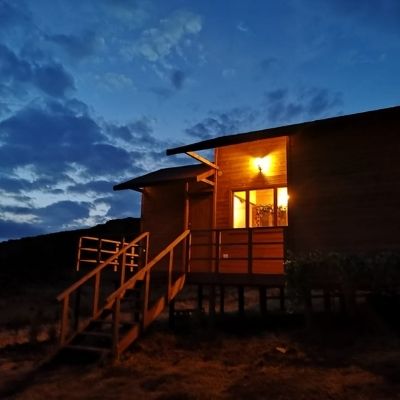 Atardecer en Cabaña en Paramo Santurban